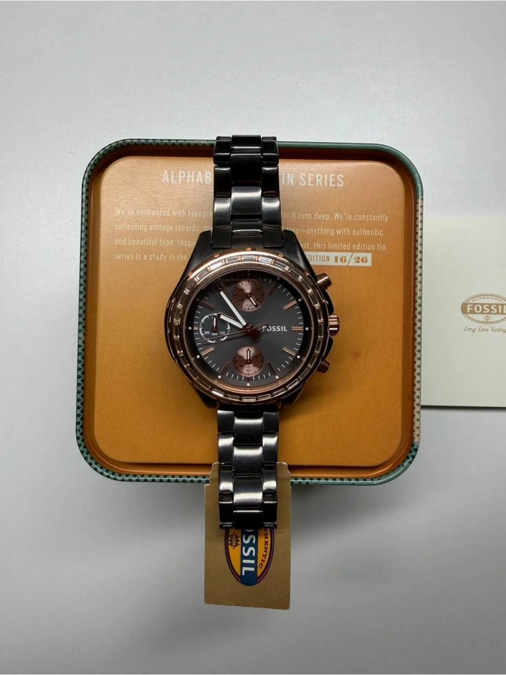 Fossil Womens Watch with Rose Gold Accents